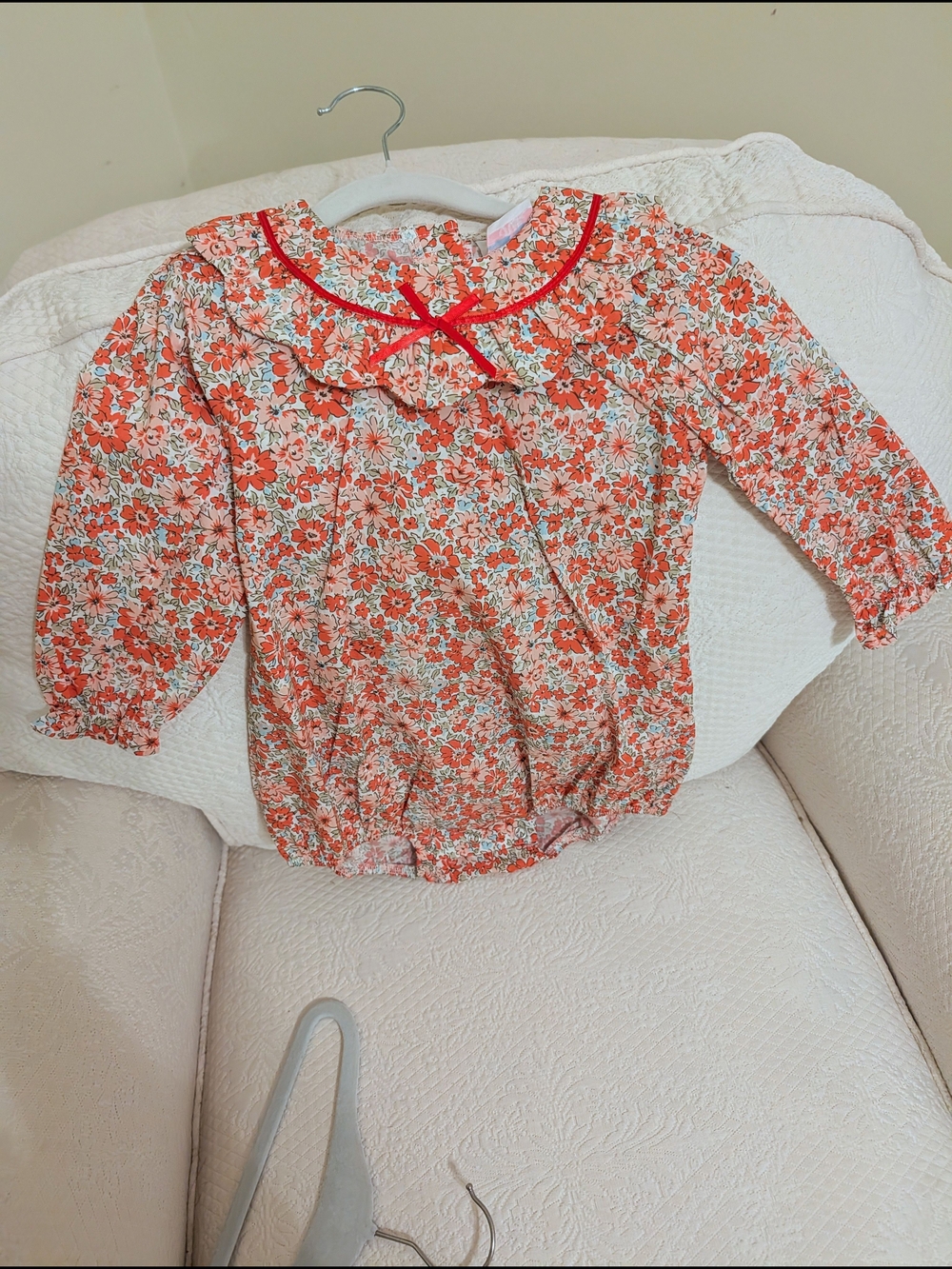 Stitchy Fish Floral Bubble 2T - Picture 2 of 6